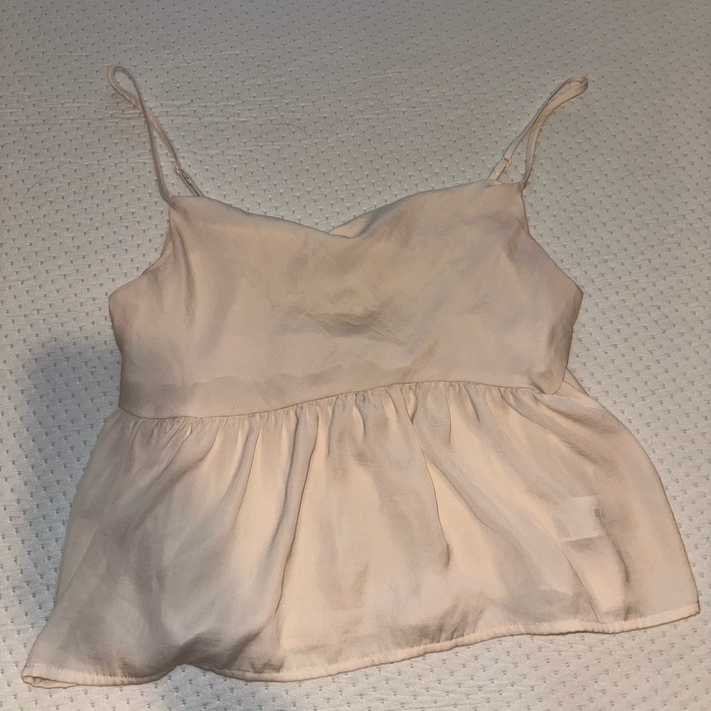 American Eagle Outfitters Cream Camisole Top